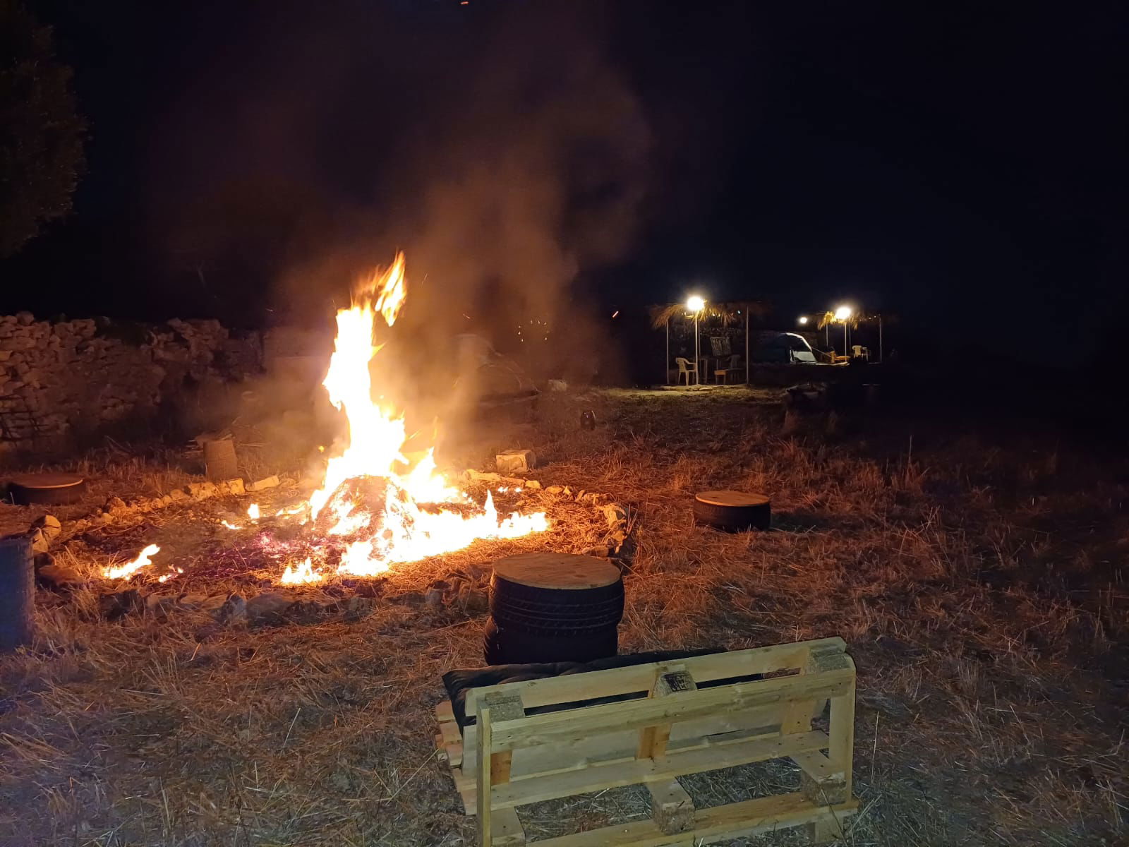 Entrance to the campsite